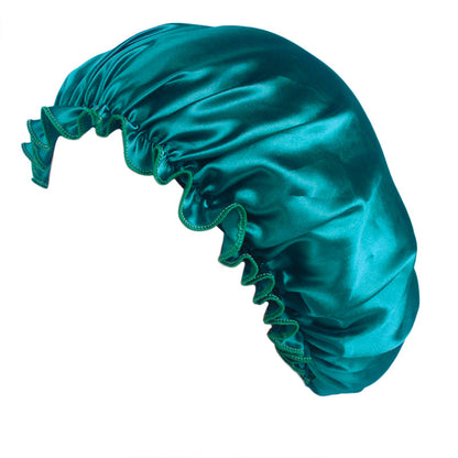 Satin lace nightcap women's round cap hair care CAP Beauty hair cap TJM-250