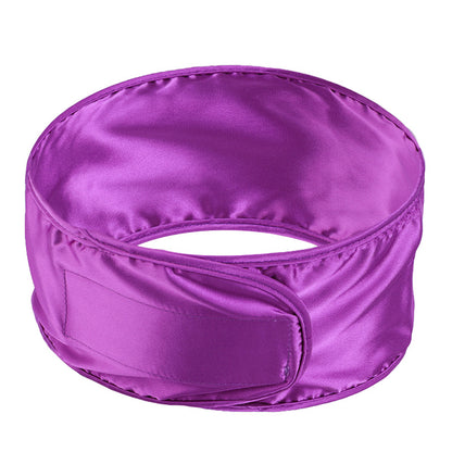 Imitation Silk Adjusting Hair Band Makeup Wash Headband Home Hair Care Headgear Ring Velcro JDF-01A