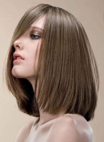 Cool Style LOB Medium Straight Synthetic Hair Lace Front Wig 12 Inches