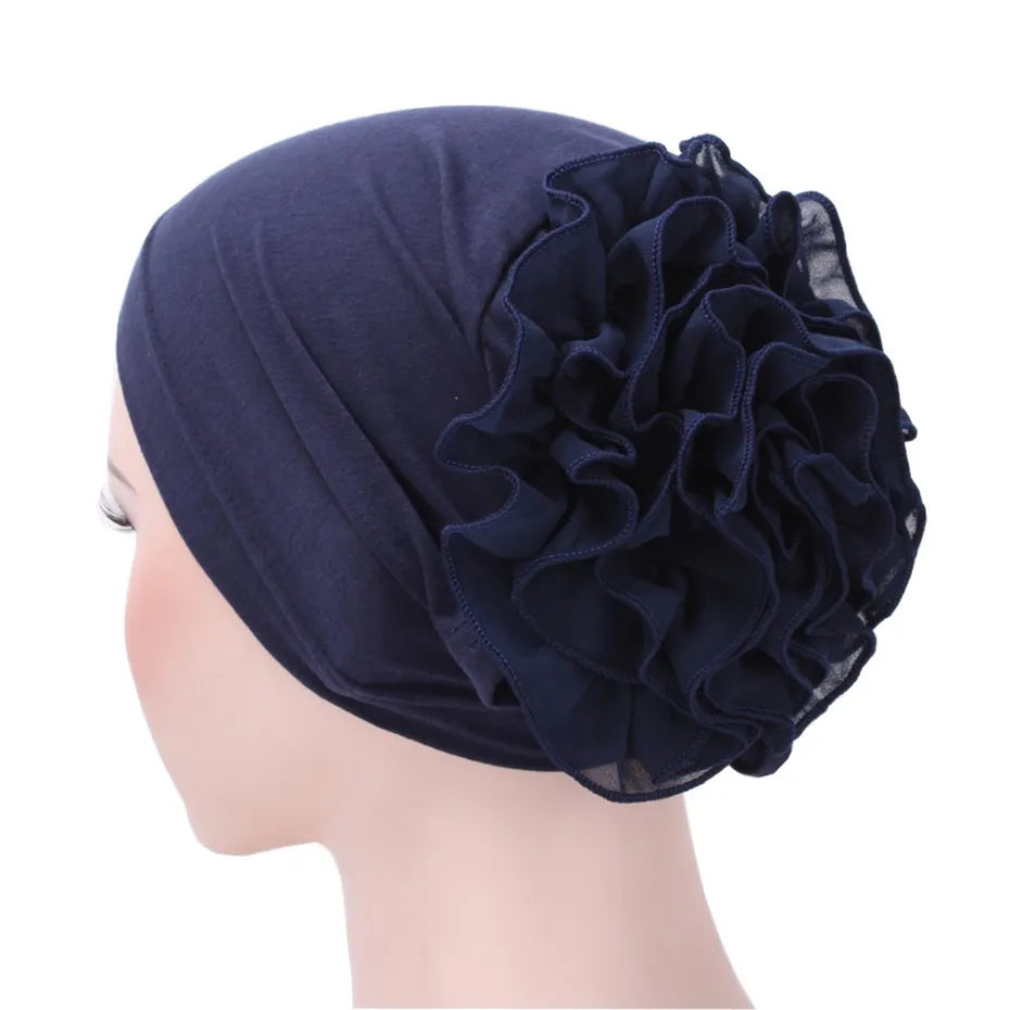 Plain Big Flower Arab Turban