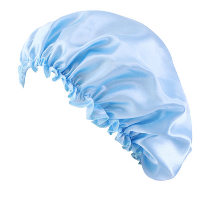 Satin lace nightcap women's round cap hair care CAP Beauty hair cap TJM-250