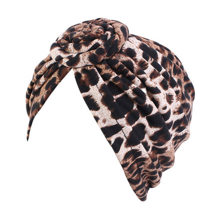 Bohemian style donut turban hat knotted pullover cap ethnic hat TJM-342