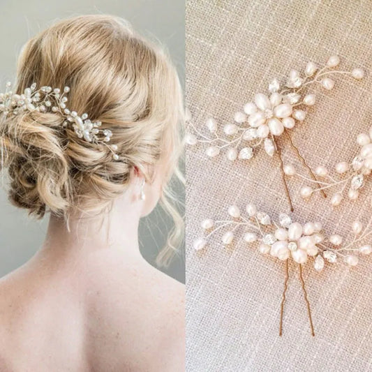 Charming Pearl Hairpin Wedding Hair Accessories