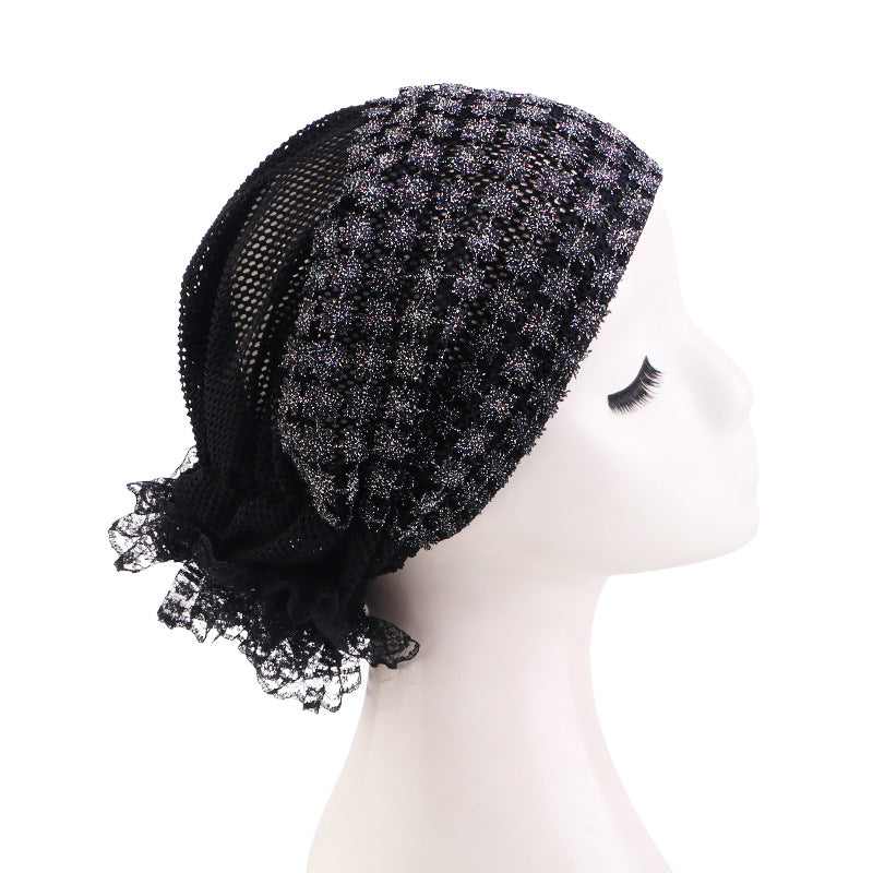 New Cross-Border Ethnic Style Breathable Hat, Floral Turban Hat, Head Wrap Hat, Hair Care Hat Jdt-519