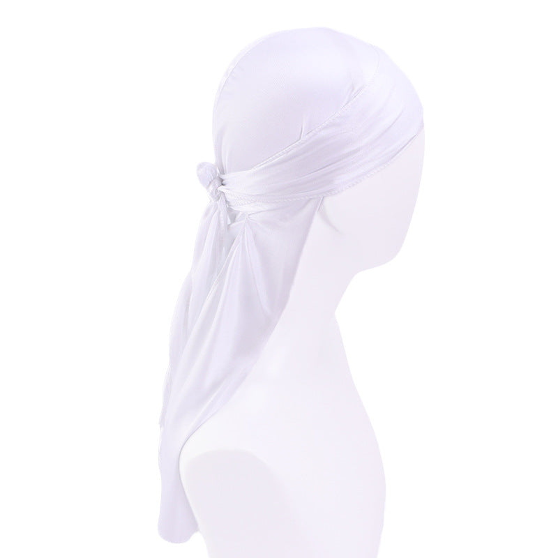 Foreign trade hat imitation silk pirate hat bag turban hat hip-hop Cape hat can be customized LOGO printing