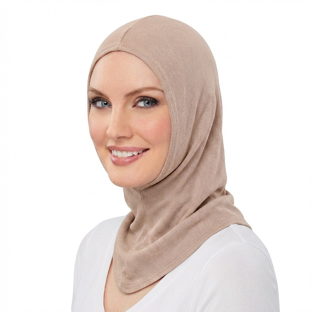 Cross-Border Striped Skin-Friendly Headscarf, Head Wrap, Cloth Hat, Long Base Head Cover, Jdt-490F