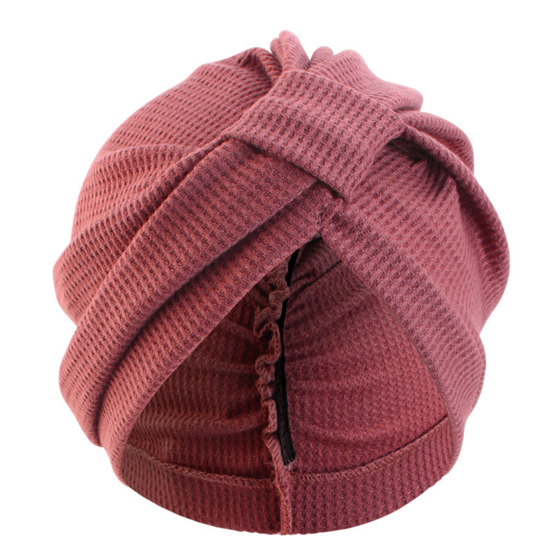 Amazon's New Cotton Waffle Turban Hat Ethnic Turban Turban Jdt-433G