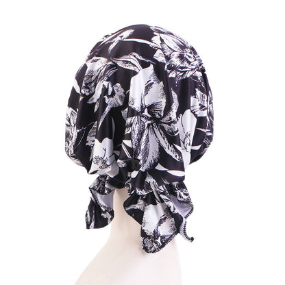 Spring and Summer Style Cashew Print Brimmed Baseball Cap Outdoor Sunshade Headwrap Ethnic Cloth Hat Jdt-234C