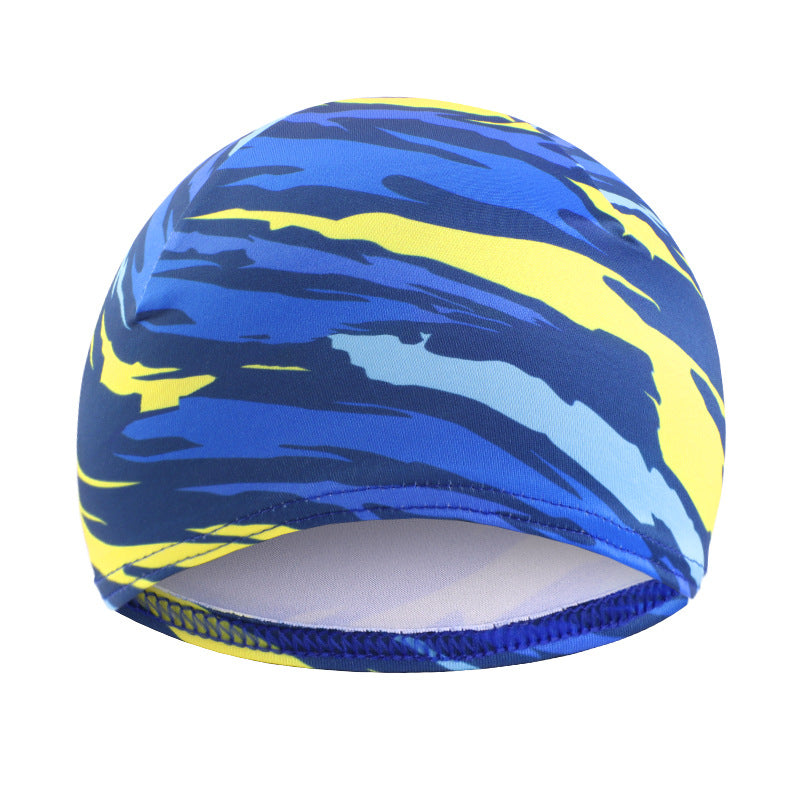 Cross-Border Supply Elastic Headband Round Hat Cashew Flower Pattern Wig Cap Hair Protection Cap Wave Dome Cap Jdu-20F
