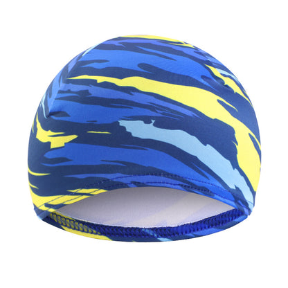 Cross-Border Supply Elastic Headband Round Hat Cashew Flower Pattern Wig Cap Hair Protection Cap Wave Dome Cap Jdu-20F