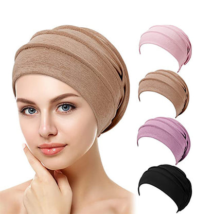Amazon high quality supply Women's pullover cap chemotherapy cap nightcap hair loss hat TJM-267