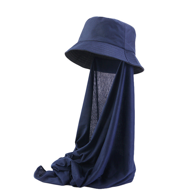 Summer ethnic hat basin hat scarf integrated hat sun-proof fisherman hat scarf toe cap JDPM-58