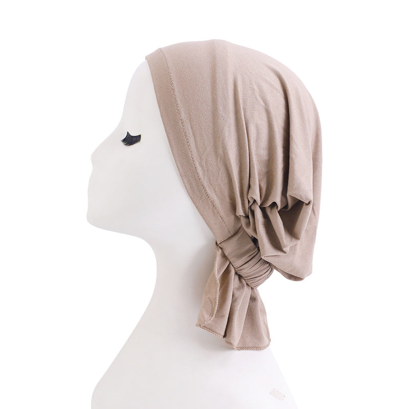 Cross-border supply of new solid color elastic turtle cap modal cotton base cap ethnic cap JDT-231C