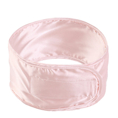 Imitation Silk Adjusting Hair Band Makeup Wash Headband Home Hair Care Headgear Ring Velcro JDF-01A
