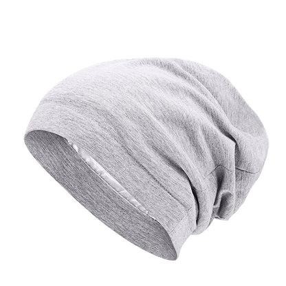 Europe and the United States popular elastic wide-brimmed turtle hat lined with Sade home cap chemotherapy cap Amazon