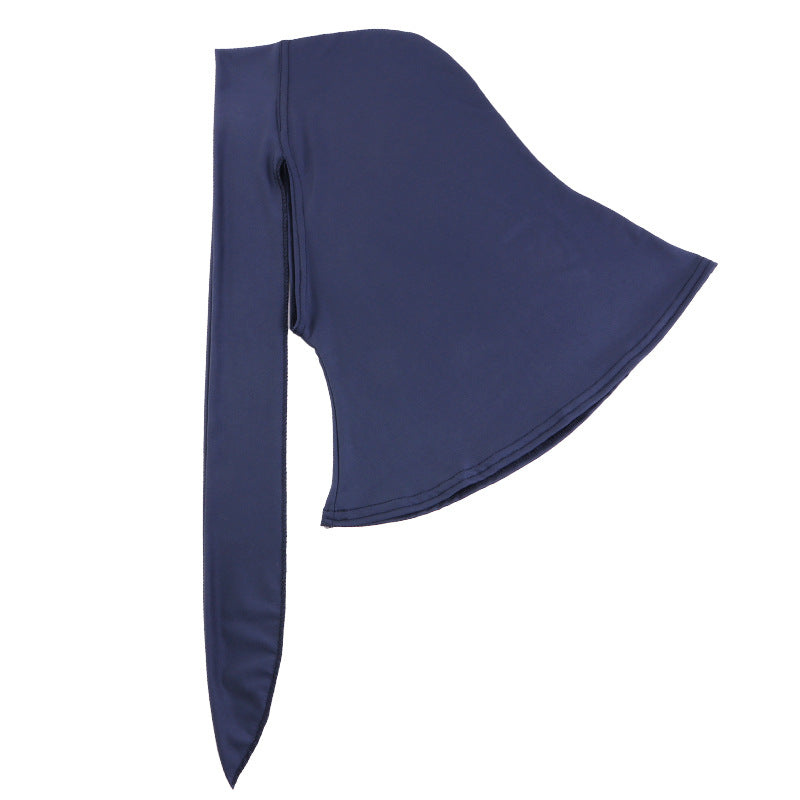 New Cross-Border Style Skin-Friendly Tie-On Headscarf, Solid Color Long Scarf, Headscarf Hat, Head Wrap, Head Cover Jdt-490G