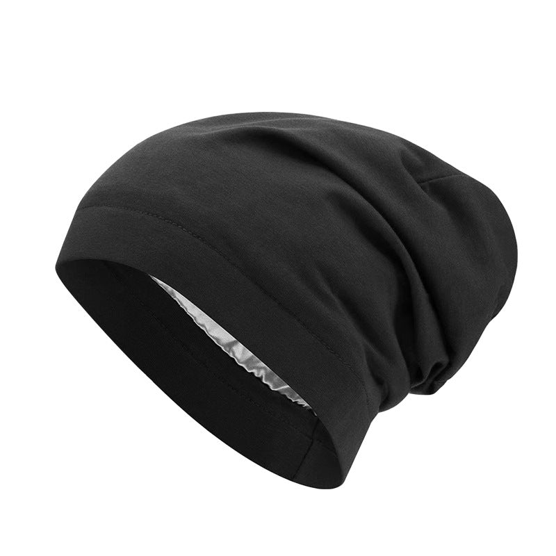 Europe and the United States popular elastic wide-brimmed turtle hat lined with Sade home cap chemotherapy cap Amazon