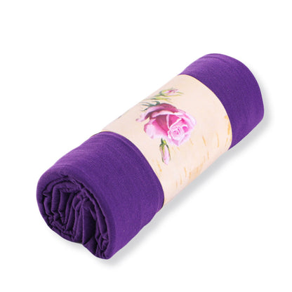 Cotton long tail wrap headscarf toe cap Women's headscarf cap plain scarf hat WJ-26