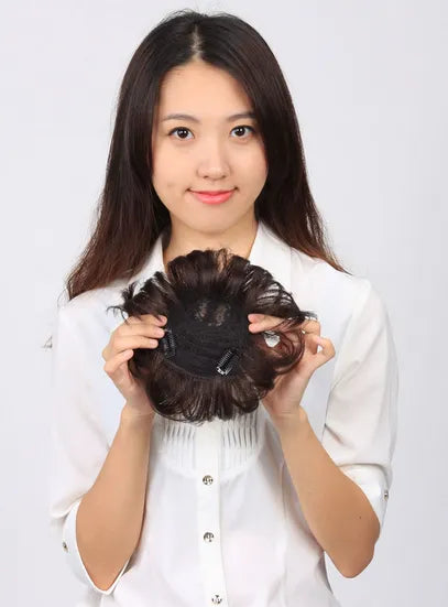 Ventilate Women Top Piece Natural Straight Bang