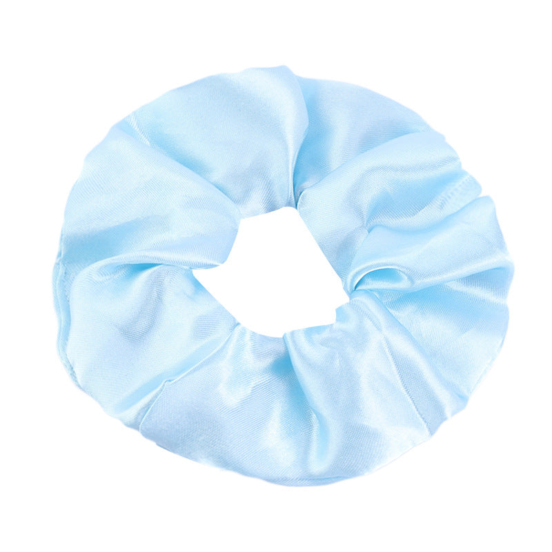 Japanese and Korean version of the new fashion simple satin segment large intestine hair ring hair rope hair FQ-124