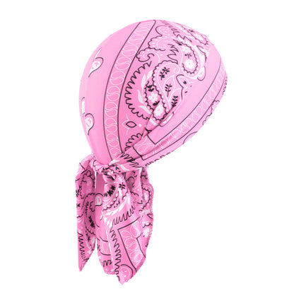 Cashew Flower Stretch Pirate Hat Hip-Hop Hip-Hop Hair Care Bag Headscarf Amoeba Strap Headscarf Hat JDD-09D