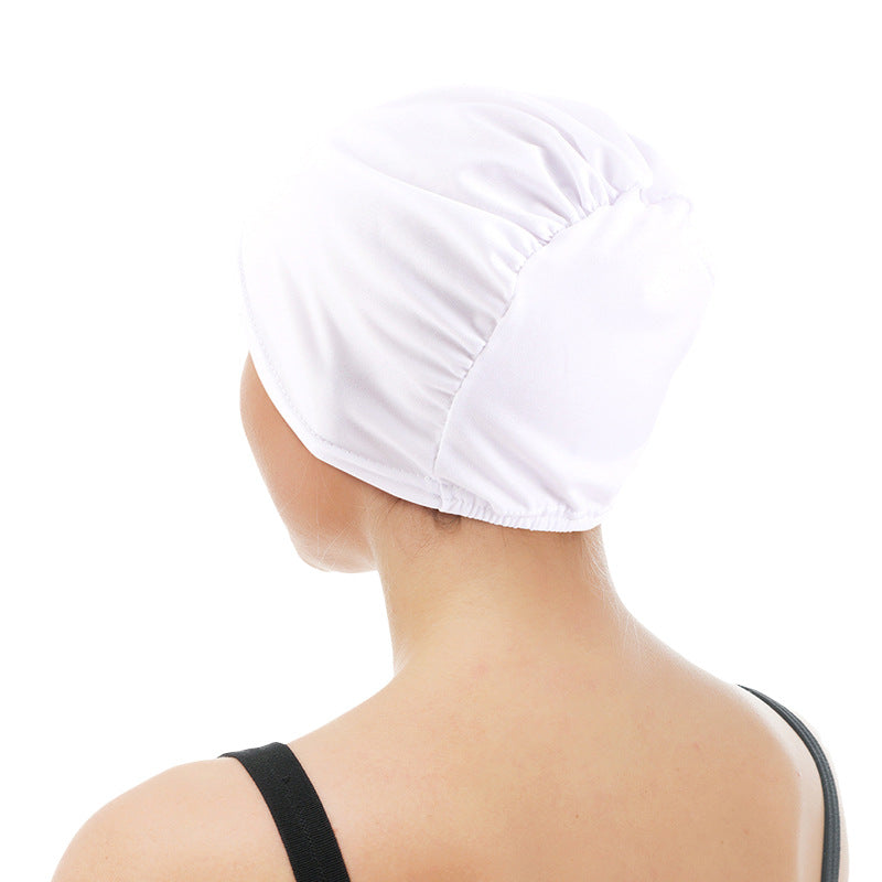 Cross-Border Hot-Selling Base Cap, Elastic Headscarf Hat, Head Wrap Hat, Solid Color Hair Protection Hat Tjm-262-1
