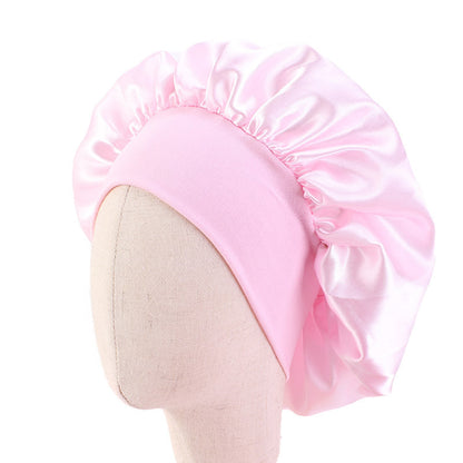 Children's Wide-brimmed Nightcap Stretch Hair Band Hat Baby's Tape Hat K-21