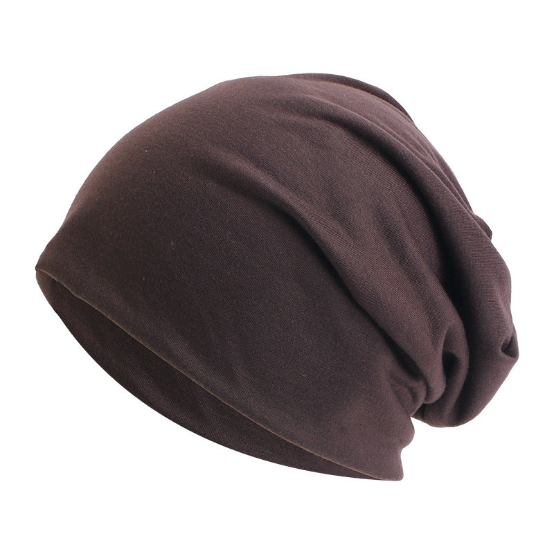 Amazon New Men's and Women's Plain Light Plate Cotton Pullover Cap Baotou Moon Cap Tone Cap JDU-54