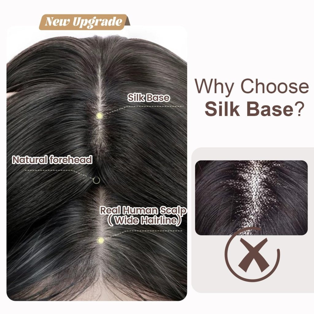 Hair Toppers for Women Real Human Hair 16 Inch for Thinning Hair