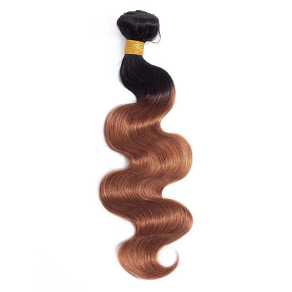 Wigsbuy Ombre Human Hair Bundles Body Wave 4 Bundles/Lot T1B/30 Color