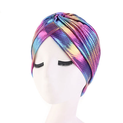 Trendy Laser-Printed Indian Hats, Headscarf Hats, and Headwrap Hats Popular in Europe and America