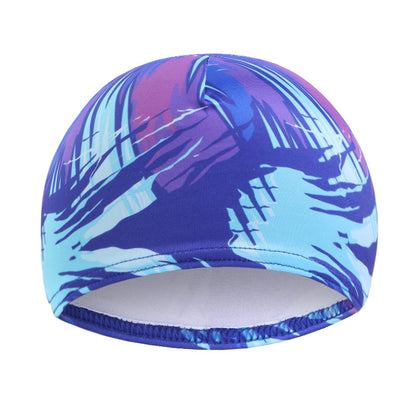 Cross-Border Supply Elastic Headband Round Hat Cashew Flower Pattern Wig Cap Hair Protection Cap Wave Dome Cap Jdu-20F