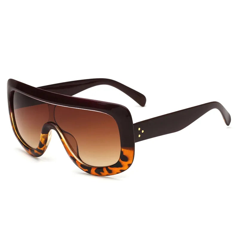 Big Frame One-Piece Sunglasses