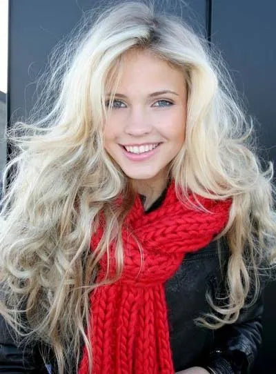 Attractive Long Wave Lace Front 100% Human Hair Wig 22 Inches