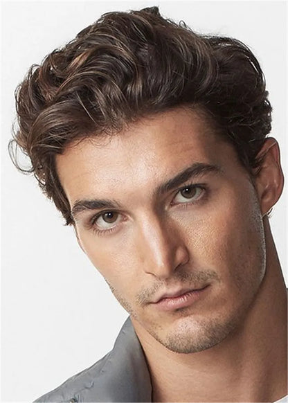 Half Shaved Voluminous Human Hair Full Lace Wig