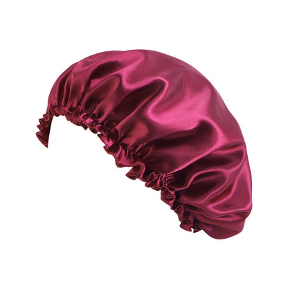 Satin lace nightcap shower cap beauty makeup cap silk home hat TJM-250