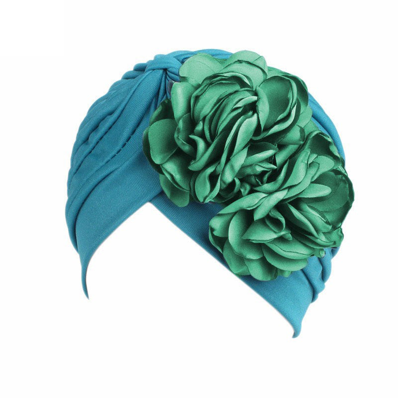 Amazon Solid Color Stretch Hat Indian Yoga Hat Ethnic Hat Chemotherapy Cap TJM-24H