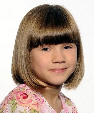 Pretty Short Straight Capless Synthetic Wig 10 Inches for Kids