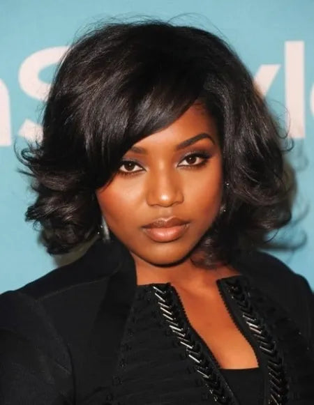 Taraji P Henson Smooth Premier Natürlich Mittelwellige Lace Front Perücke Kunsthaar Perücke 10 Zoll