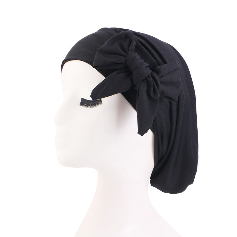 Cross-Border Supply Elastic Streamer Headscarf Hat, Head Wrap Hat, Base Hat, Chemotherapy Hat Jdt-31A