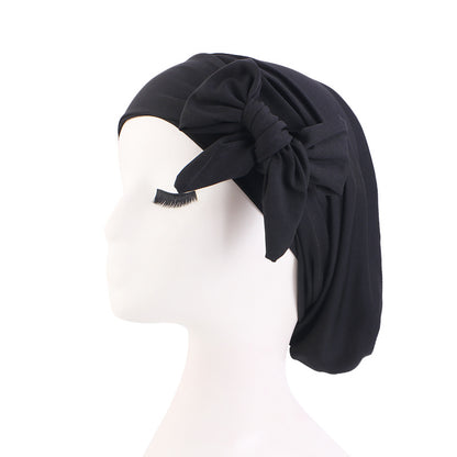 Cross-Border Supply Elastic Streamer Headscarf Hat, Head Wrap Hat, Base Hat, Chemotherapy Hat Jdt-31A