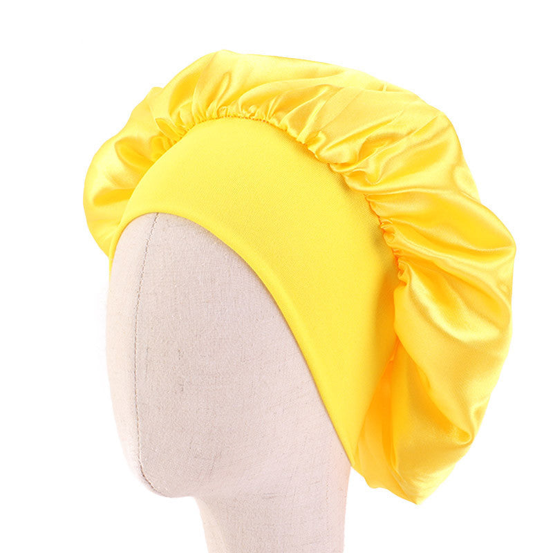 Children's Wide-brimmed Nightcap Stretch Hair Band Hat Baby's Tape Hat K-21