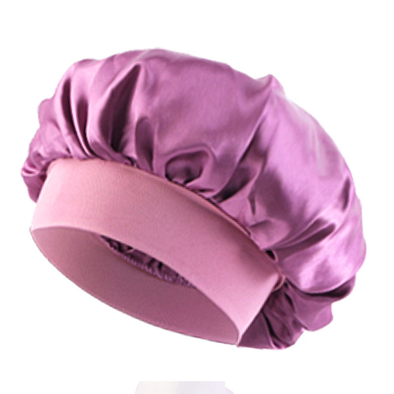 European and American Popular Children's Elastic Wide-brimmed Nightcap Sardin Round Hat Hair Care Tapes TJM-301