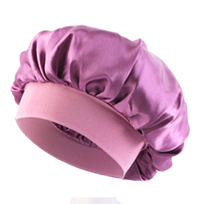 European and American Popular Children's Elastic Wide-brimmed Nightcap Sardin Round Hat Hair Care Tapes TJM-301