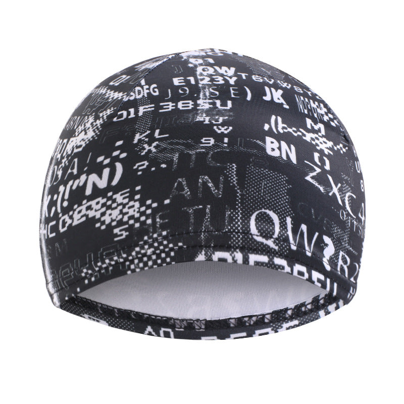 Cross-Border Supply Elastic Headband Round Hat Cashew Flower Pattern Wig Cap Hair Protection Cap Wave Dome Cap Jdu-20F