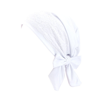 New source lace hat edge elastic ribbon headscarf cap, toe cap, base cap, chemotherapy cap