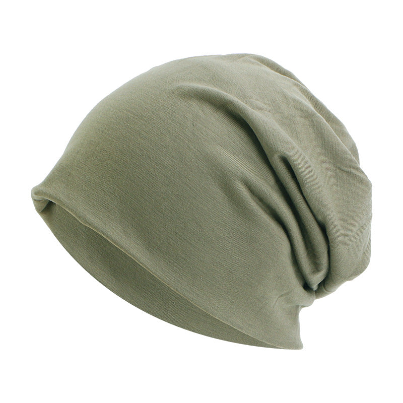 Amazon New Men's and Women's Plain Light Plate Cotton Pullover Cap Baotou Moon Cap Tone Cap JDU-54