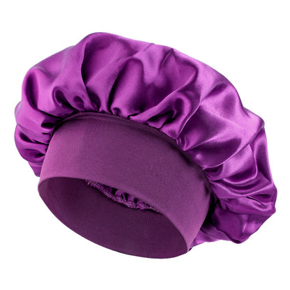 European and American Popular Children's Elastic Wide-brimmed Nightcap Sardin Round Hat Hair Care Tapes TJM-301