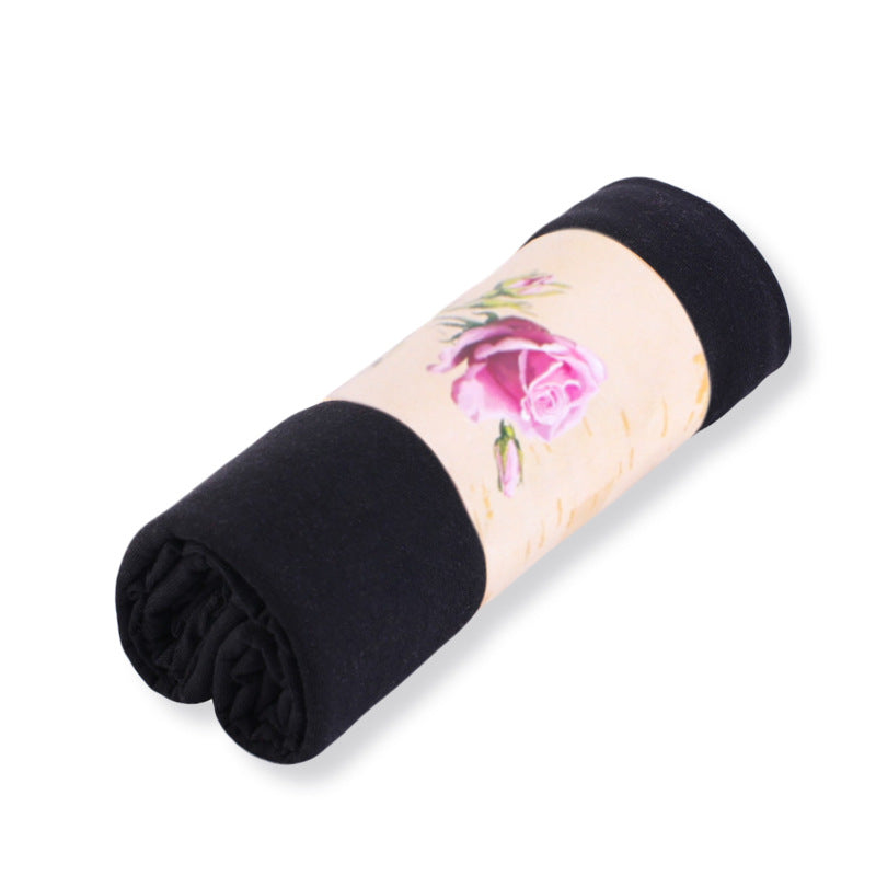 Cotton long tail wrap headscarf toe cap Women's headscarf cap plain scarf hat WJ-26