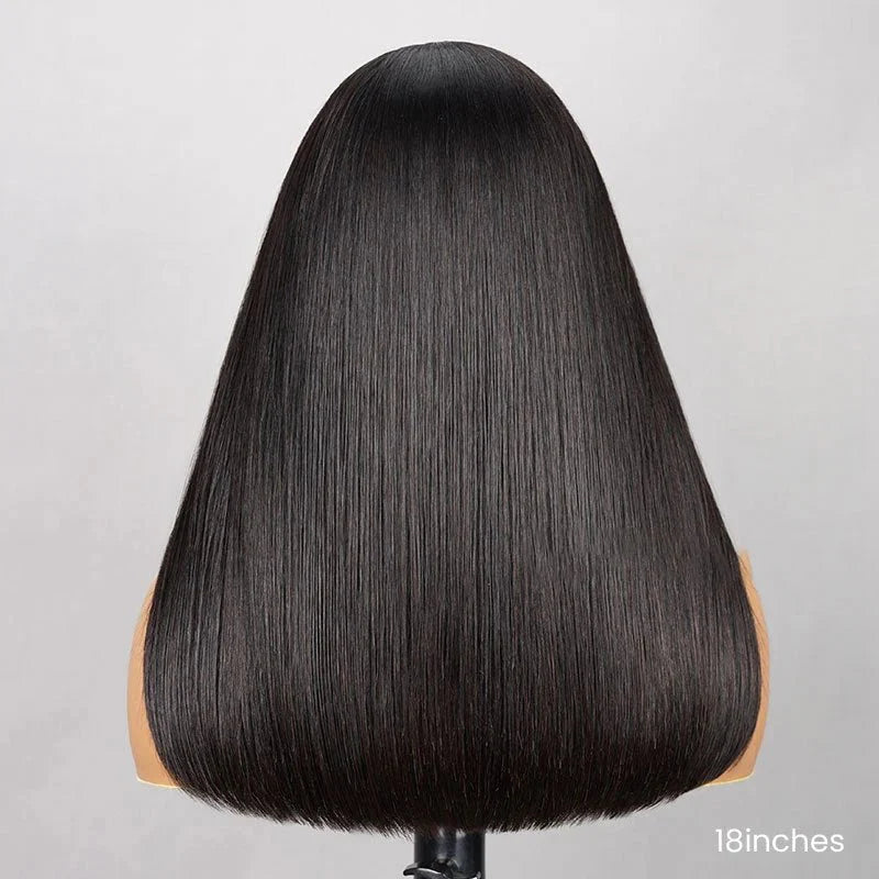 Easily Care Pre-cut Lace Straight Bob Haircut Wig
